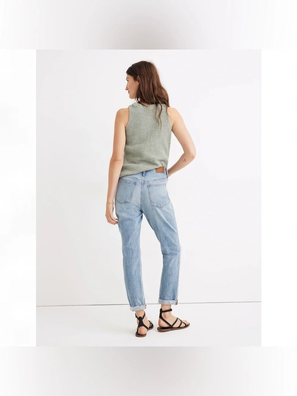 New Madewell Women’s The High-Rise Slim Crop Boyjean in Elkhart Wash (23)